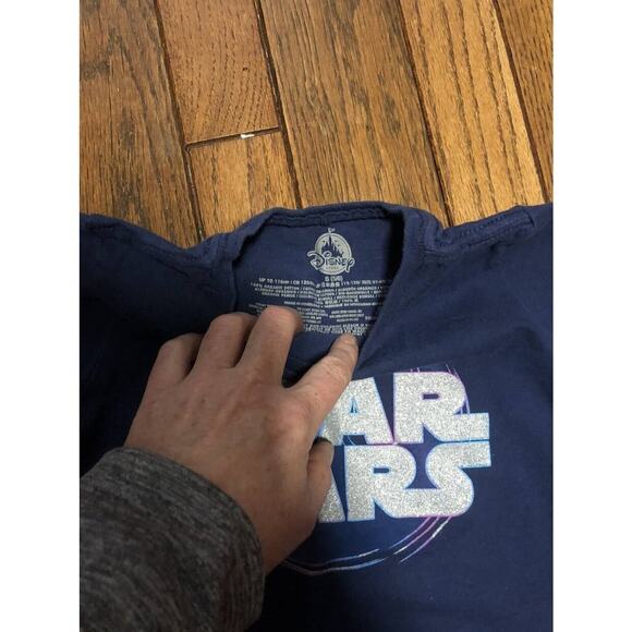Disney Store Blue Star Wars Shirt 5/6 - Picture 2 of 3
